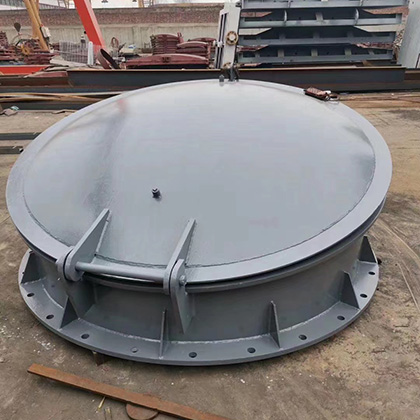 钢制圆拍门 - 河北金禹水利机械有限公司图片2